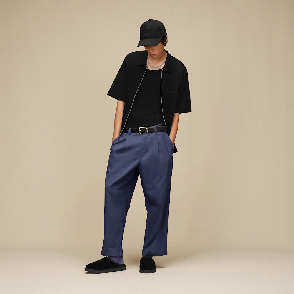 Men's Classic-Fit Trouser Pants - Blue