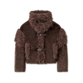 Women's Oversized Shag Faux Fur Jacket