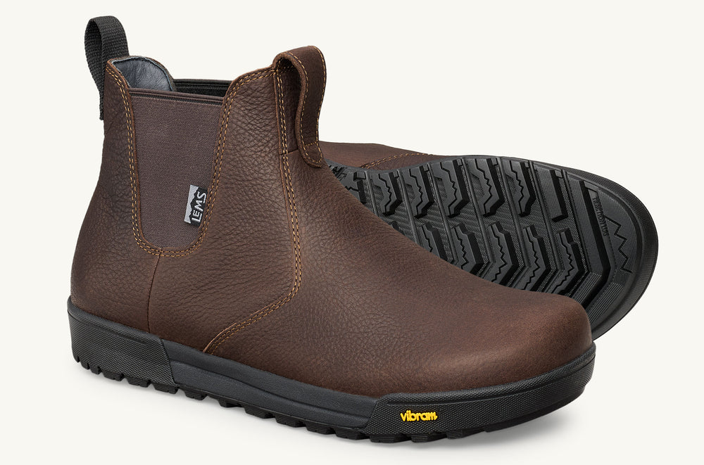 Men's Waterproof Leather Chelsea Boot - Dark Roast