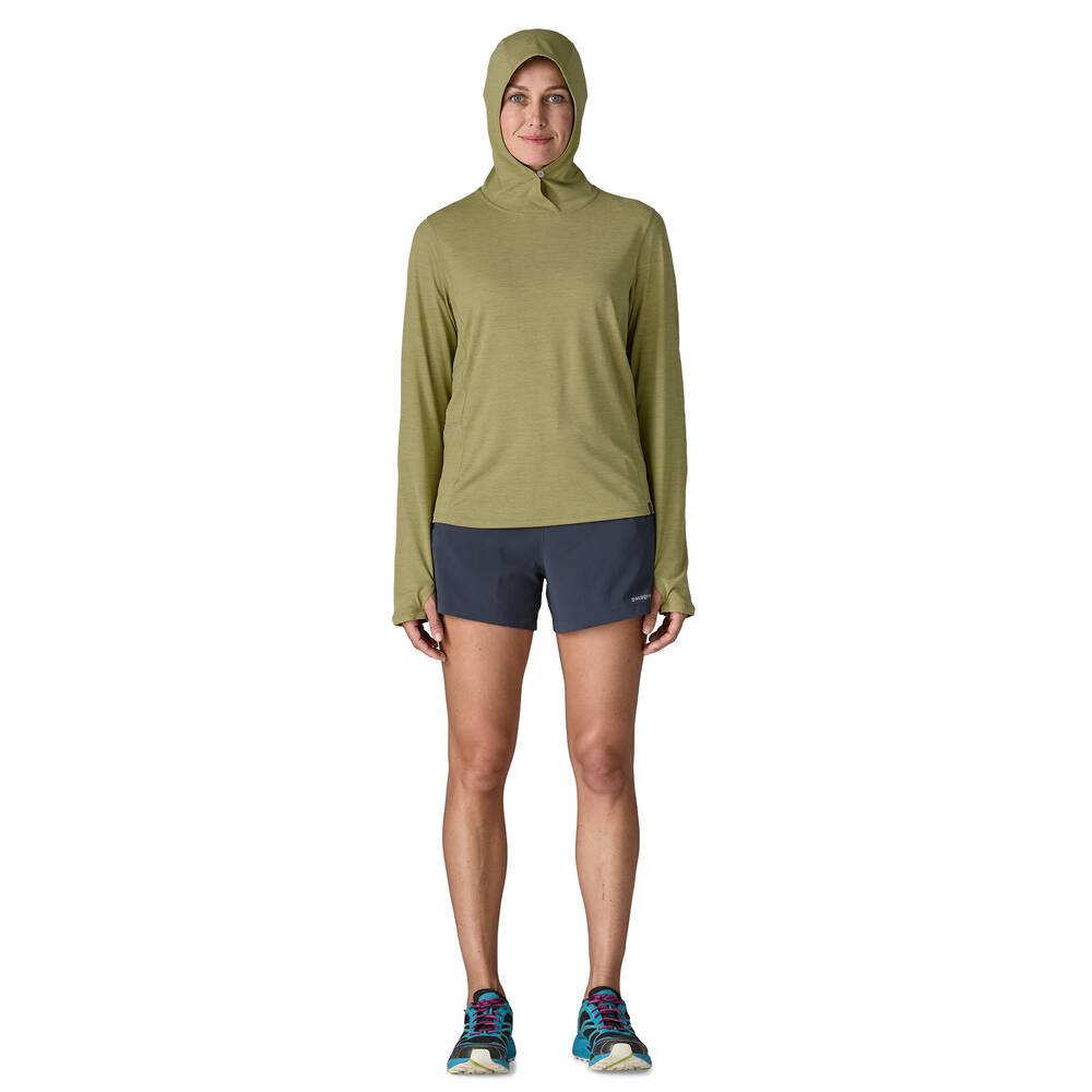 Women's UPF 40+ Sun Hooded Shirt - Green