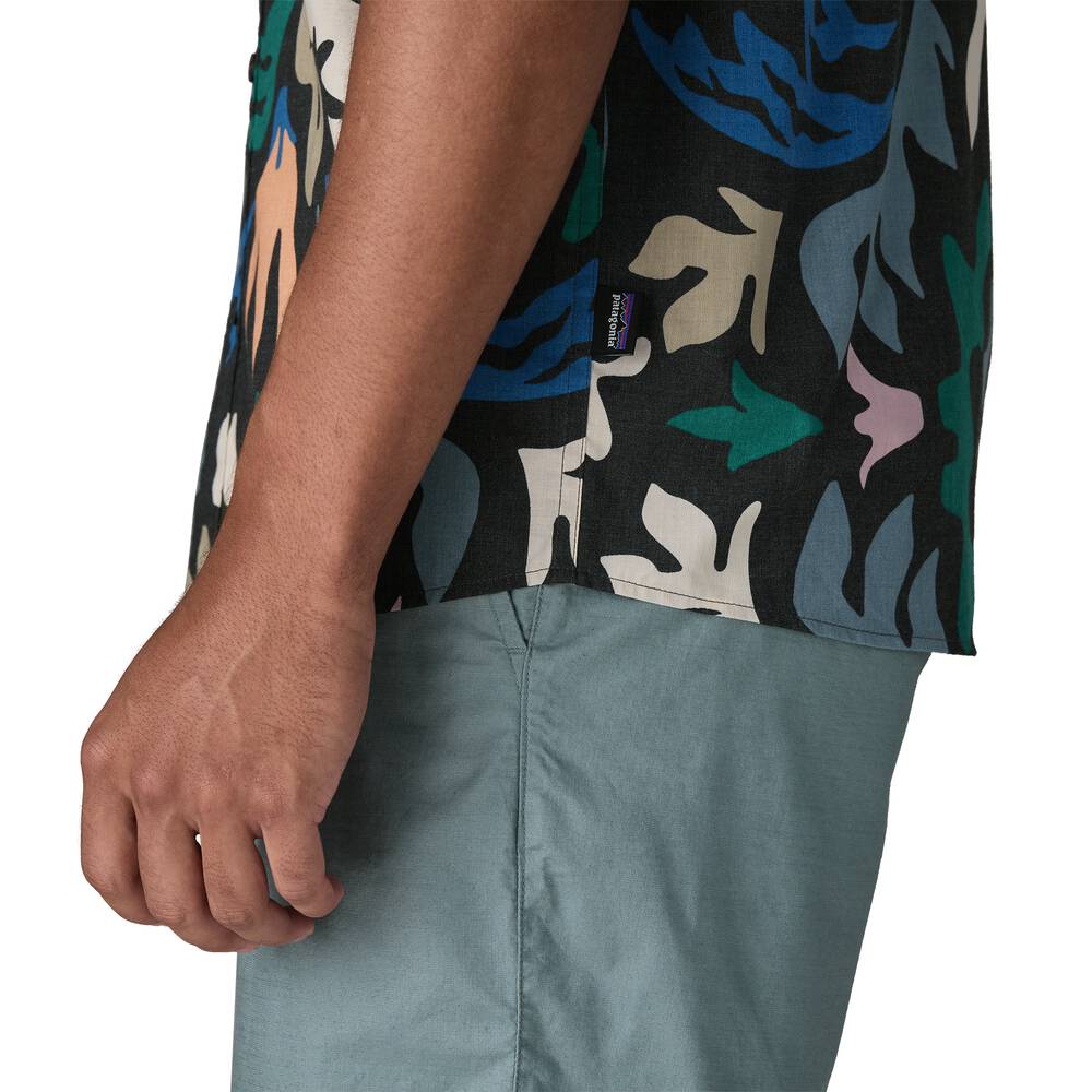 Men's Short-Sleeve Button-Up Shirt - Navy
