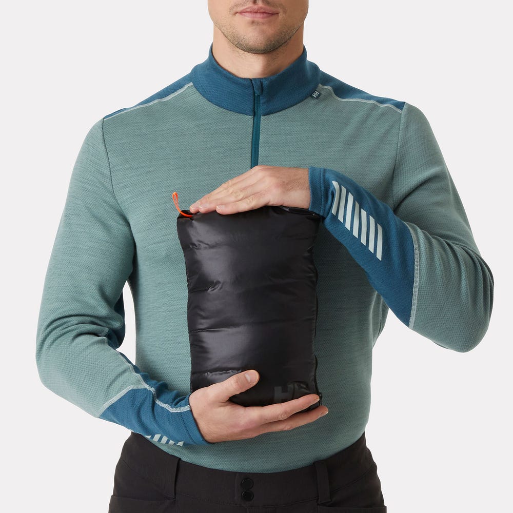 Men's Packable Down Vest - Black