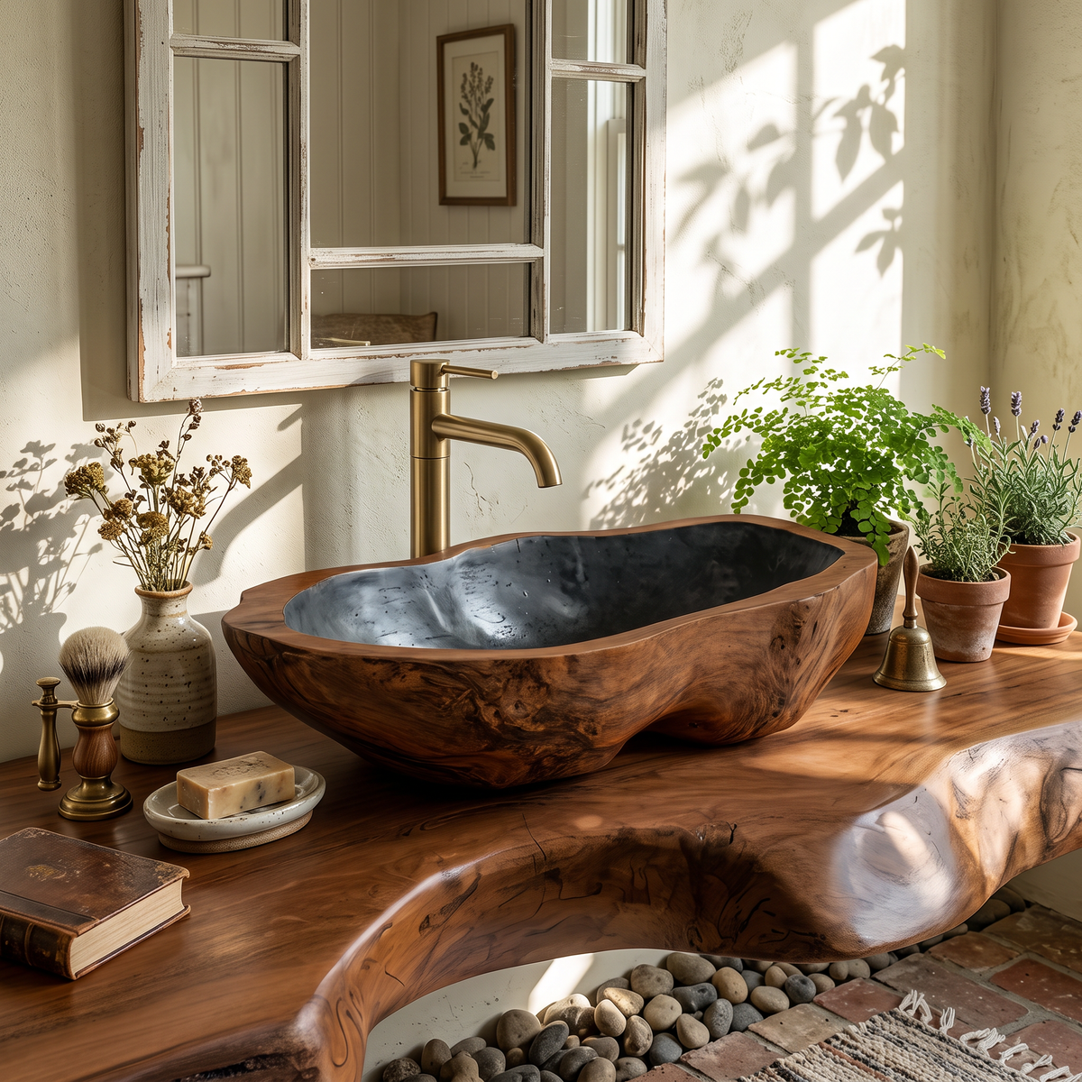 Solid Wood Sink