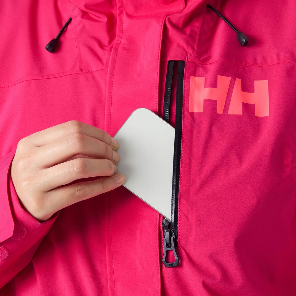 Women's Waterproof Ski Jacket - Cranberry