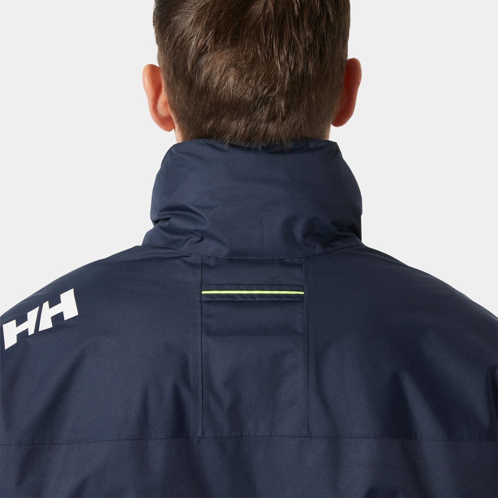 Men's Hooded Insulated Sailing Jacket - Navy