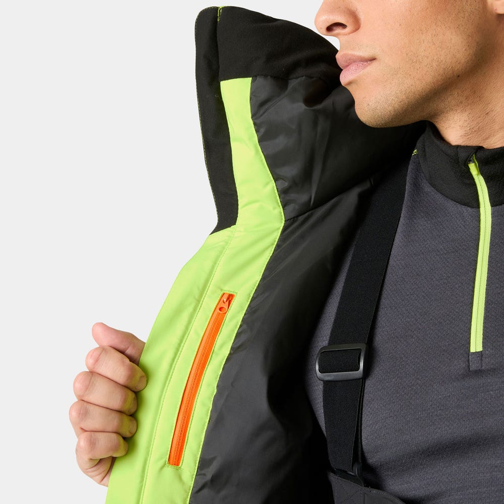 Men's Insulated Waterproof Ski Jacket - Green