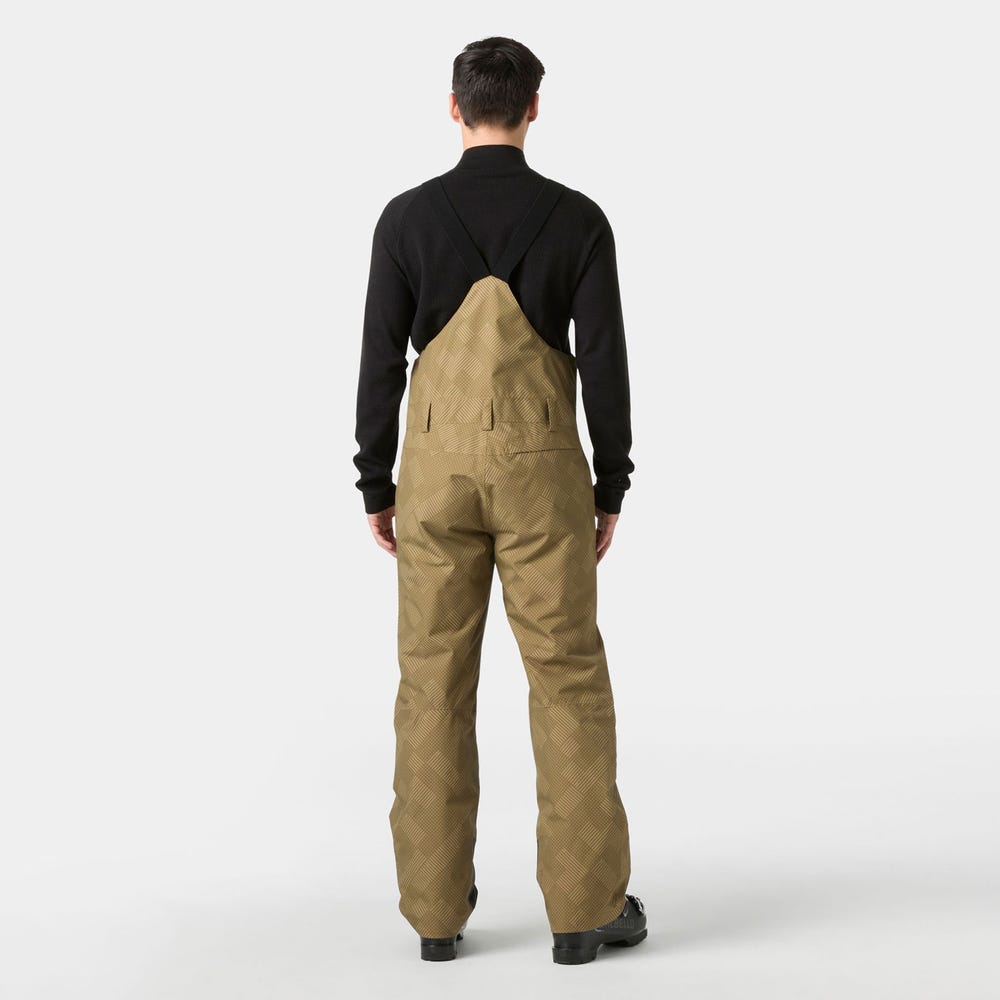 Men's Insulated Ski Bib Pants - Green