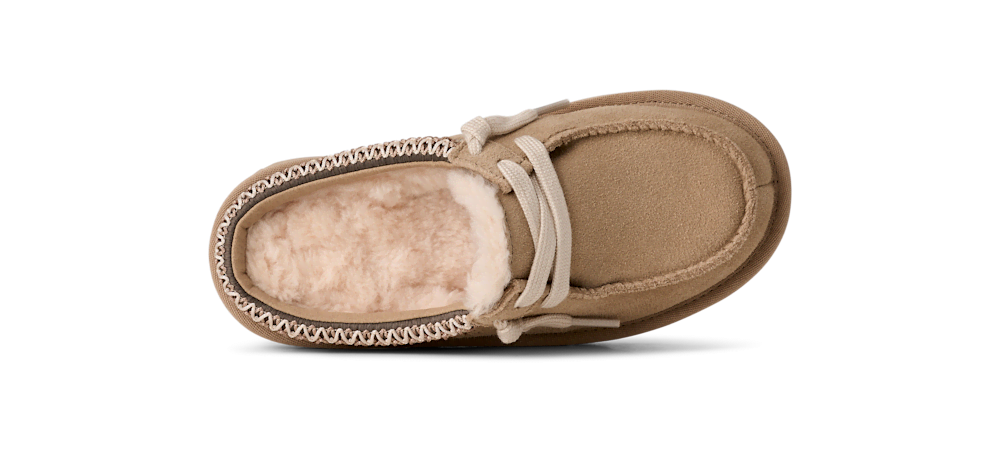 Kids' Suede Lined Mule - Sand
