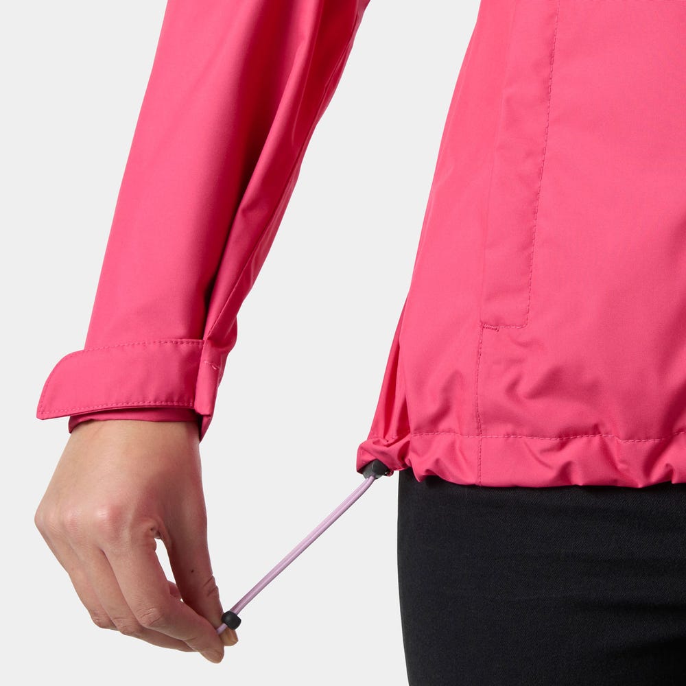 Women's Waterproof Rain Jacket - Hot Pink
