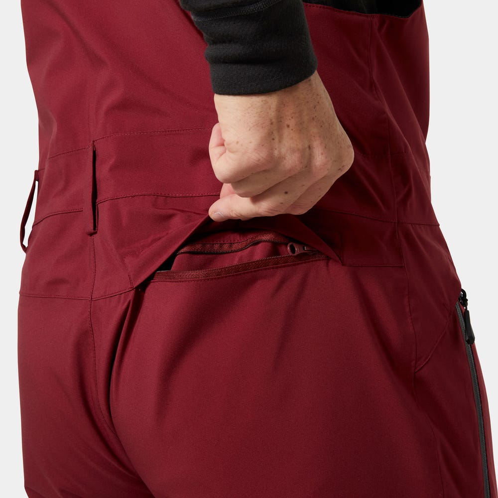 Men's Insulated Ski Bib Pants - Green