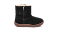 Toddler Suede Hook-And-Loop Boots - Black