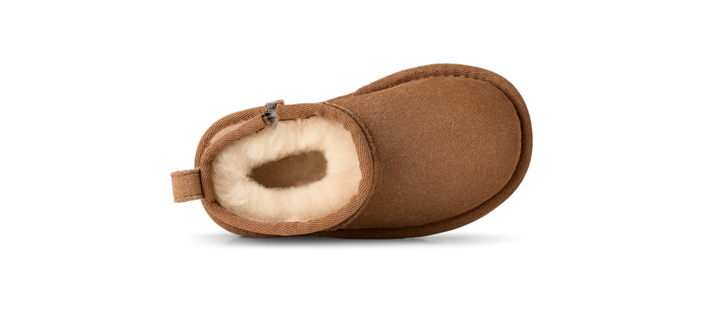 Toddler Sheepskin Mini Boot - Chestnut