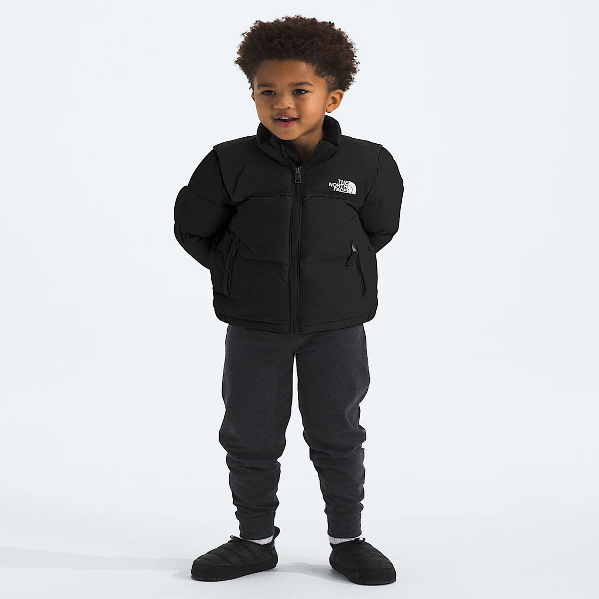 Kids' Insulated Puffer Jacket - Black