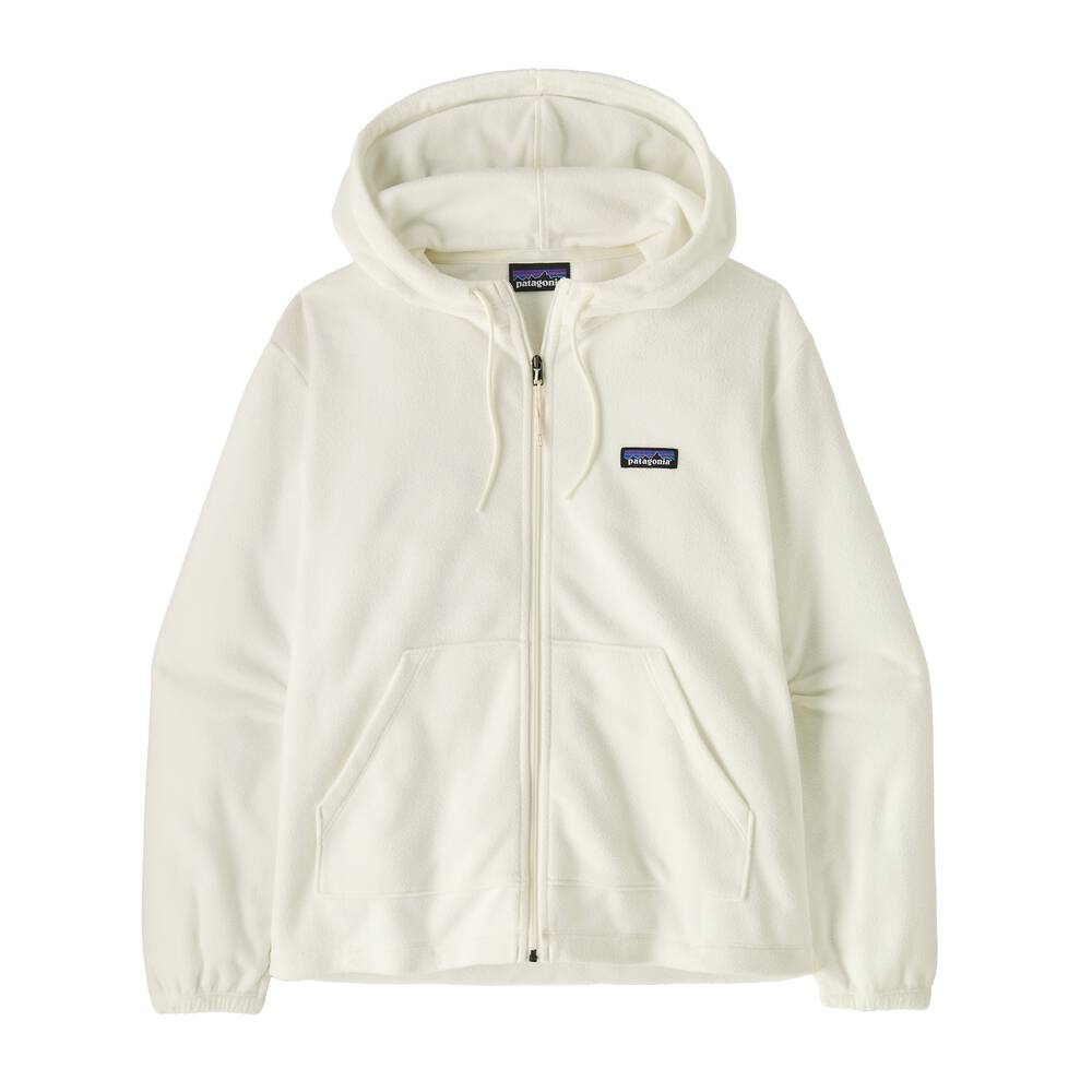 Women's Recycled Microfleece Zip Hoodie - White