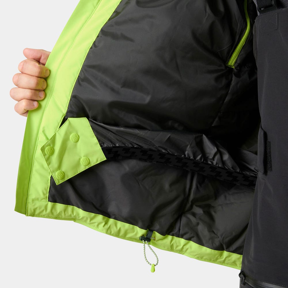 Men's Insulated Waterproof Ski Jacket - Green