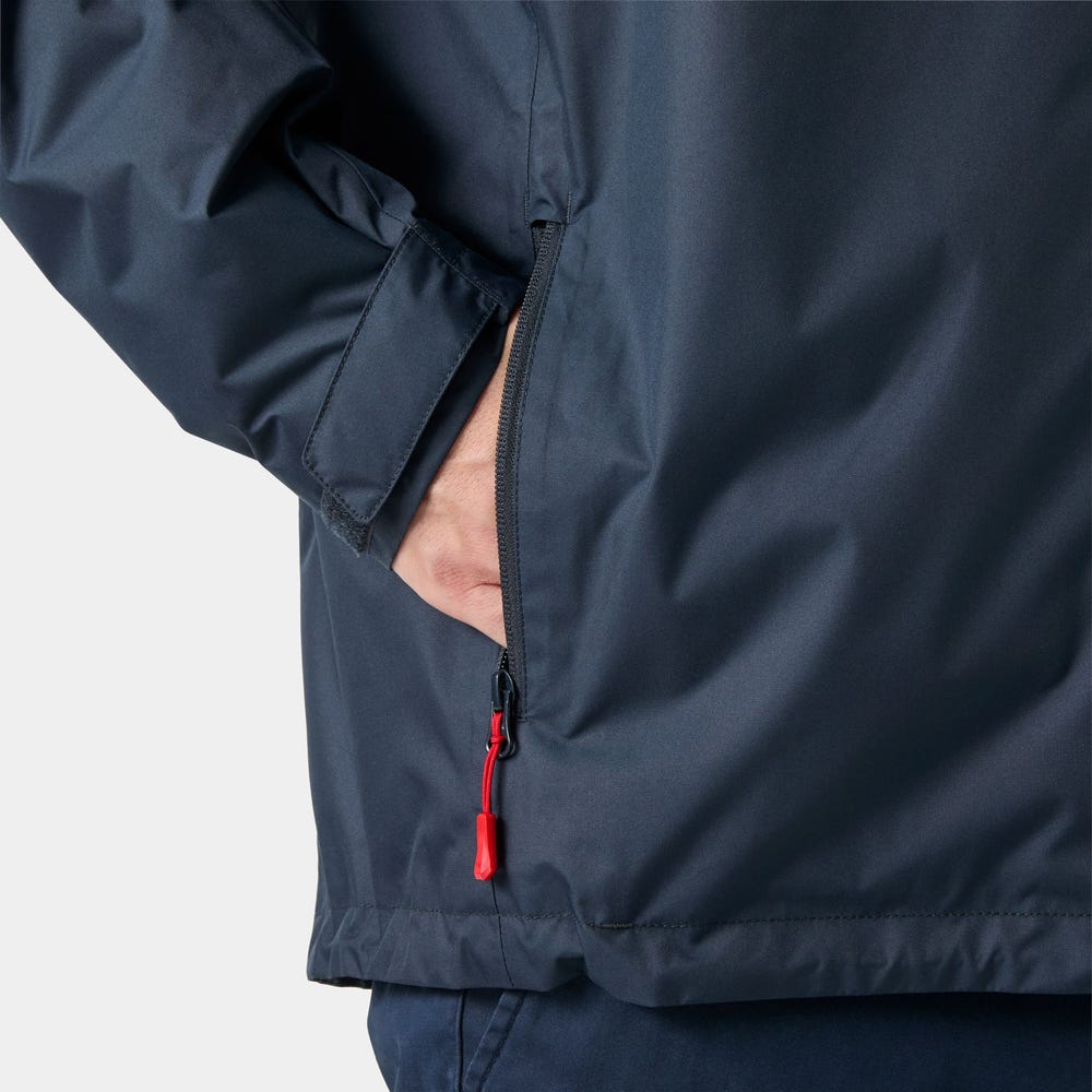 Men's Hooded Insulated Sailing Jacket - Navy