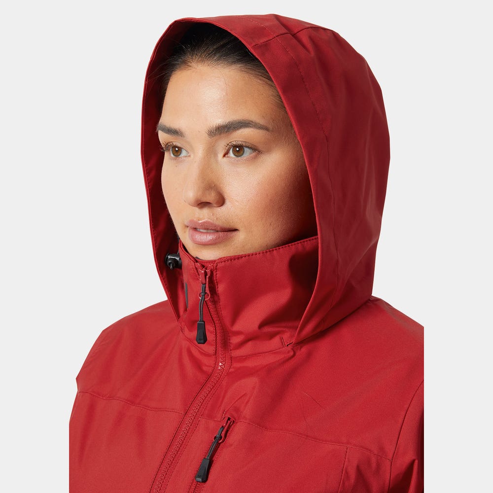 Women's Hooded Sailing Rain Jacket - Black