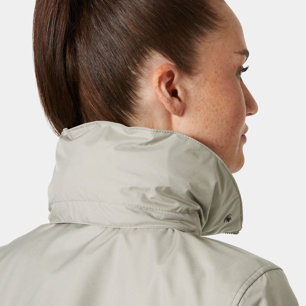 Women's Waterproof Trench Coat - Speckled