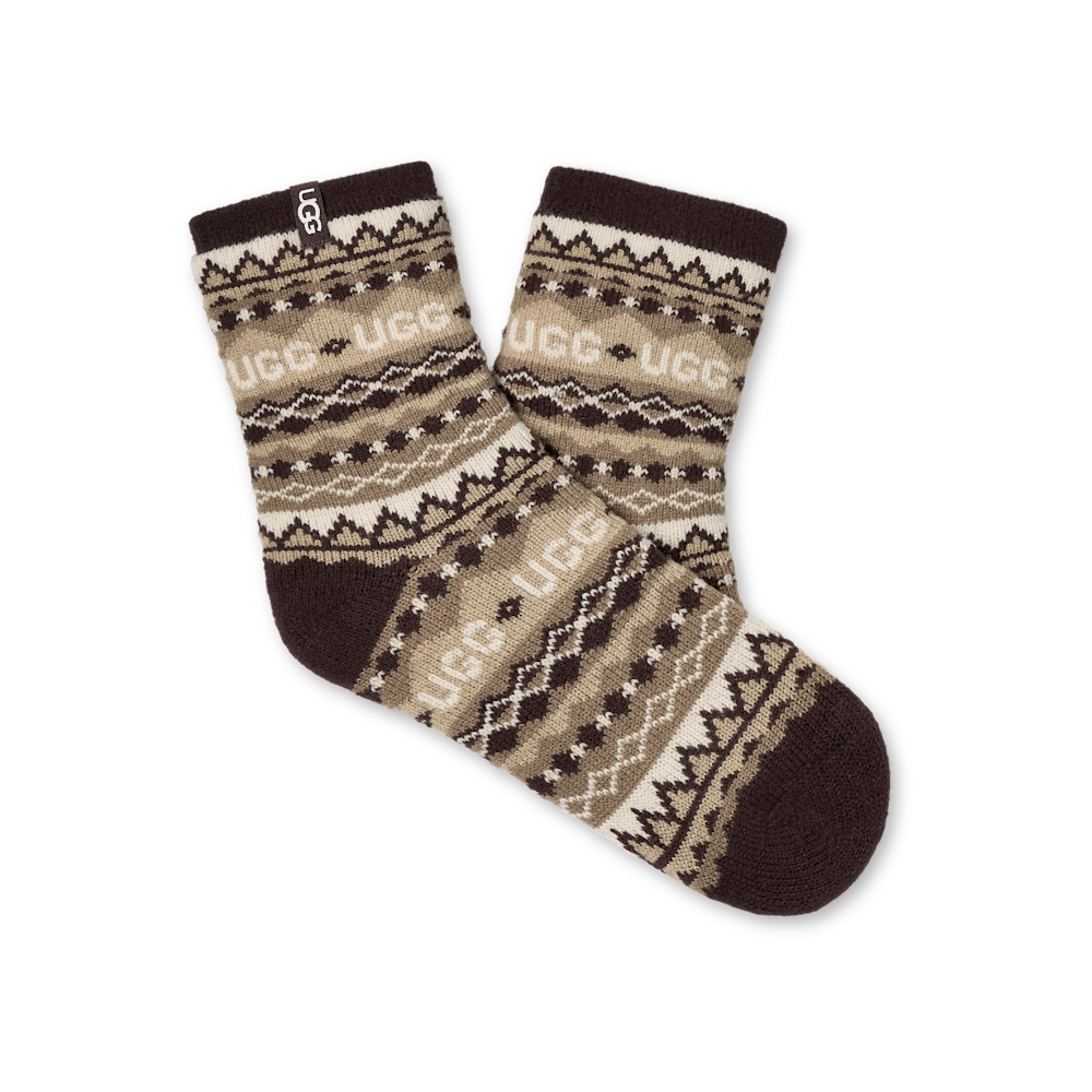 Women's Fair Isle Quarter Socks