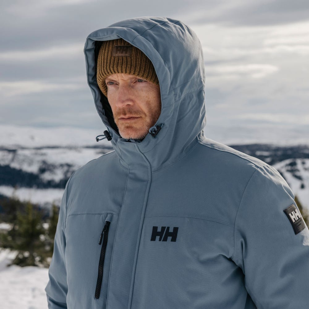 Men's Waterproof Down Parka - Pebble