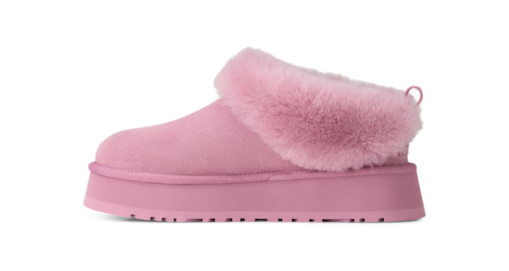 Women's Suede Platform Slipper - Orchid