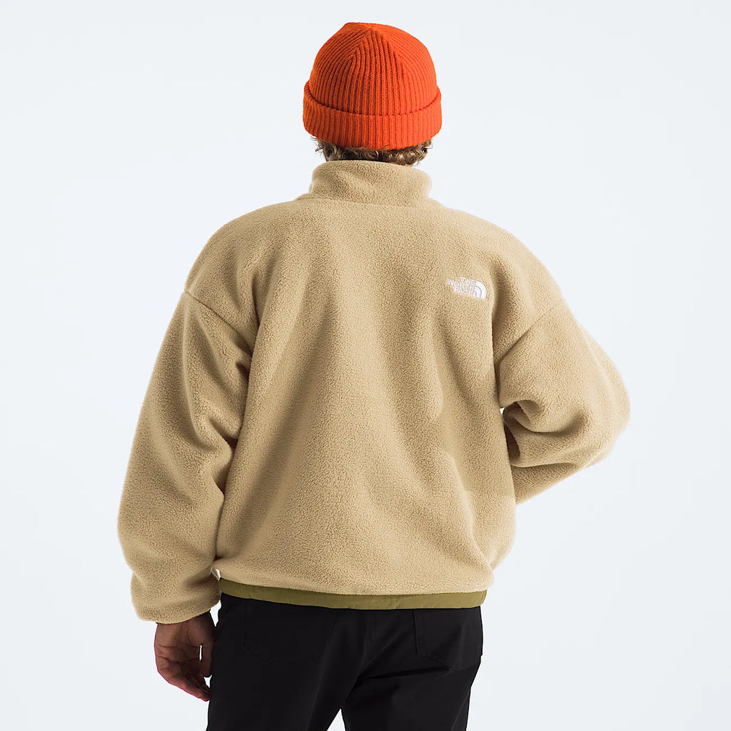 Men's Reversible Fleece Jacket - Khaki