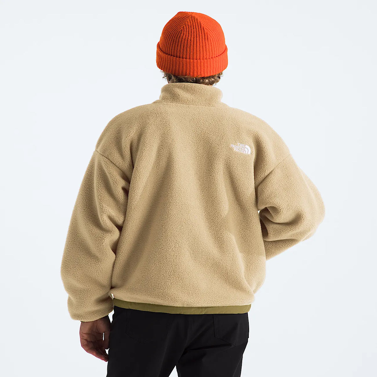 Men's Reversible Fleece Jacket - Khaki