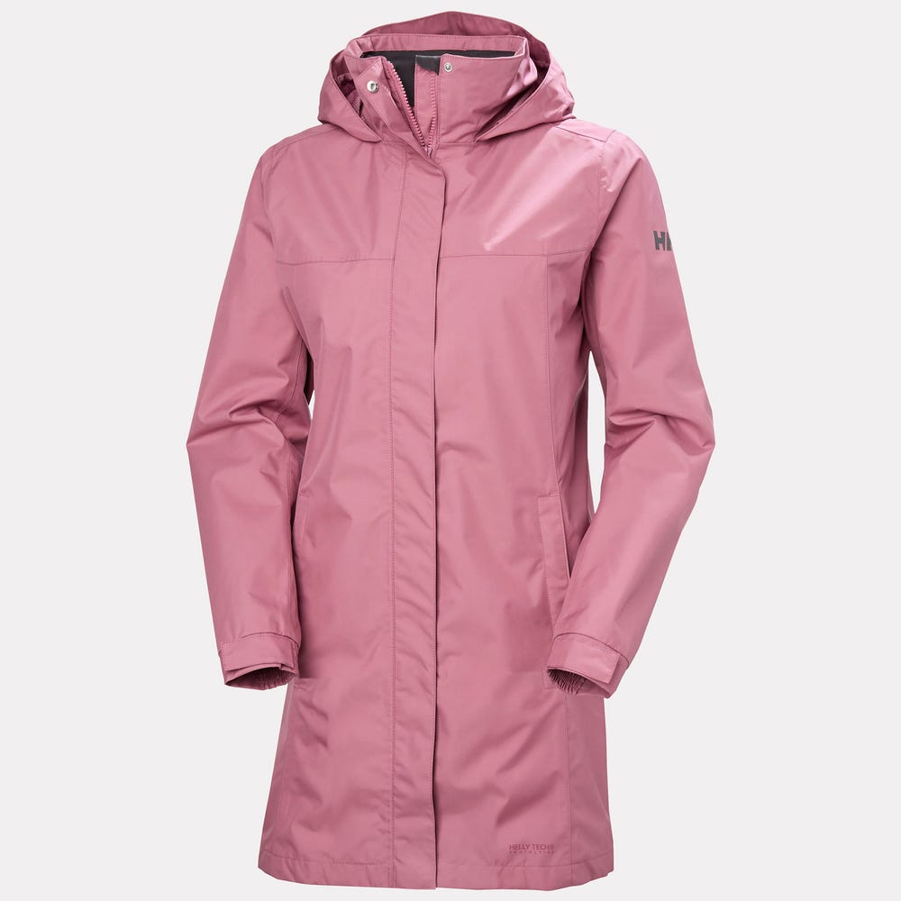 Women's Long Rain Jacket - Berry