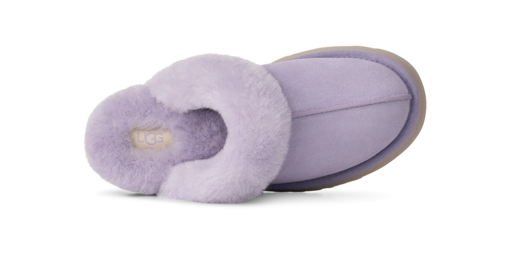 Women's Suede Platform Slipper - Brown