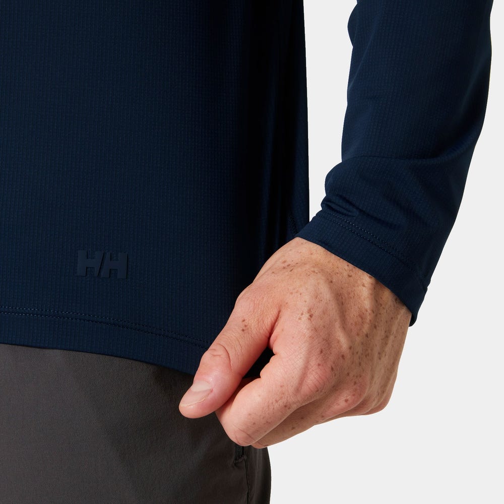 Men's UPF 50+ Long Sleeve Crew - Navy