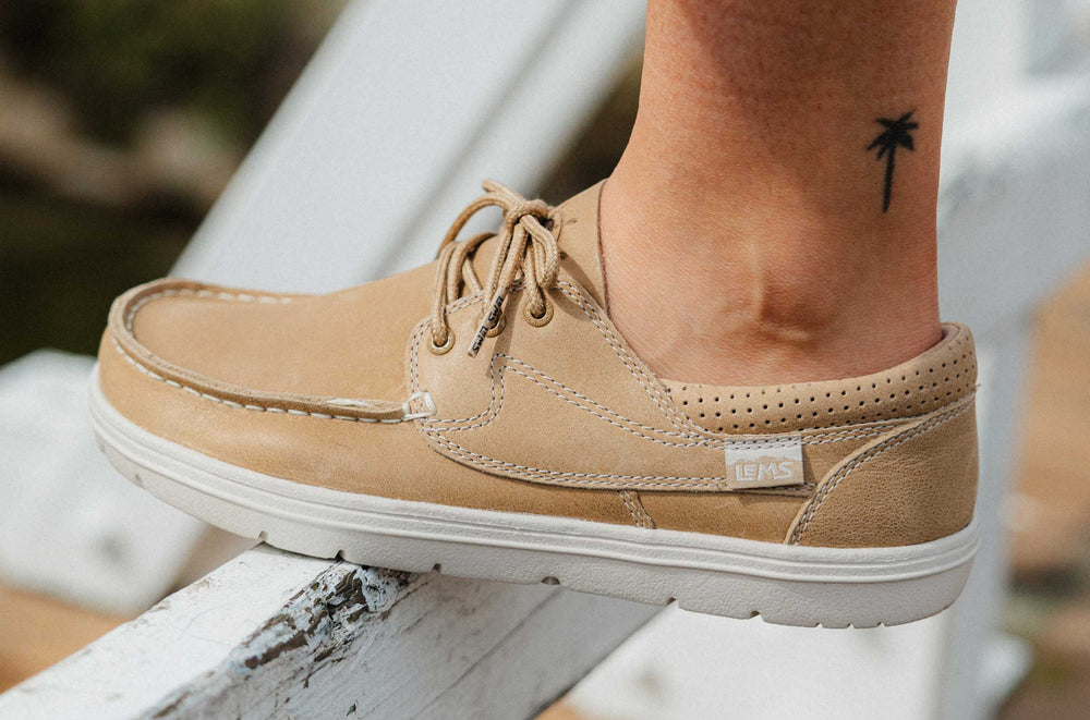 Women's Leather Boat Shoe - Cocoa