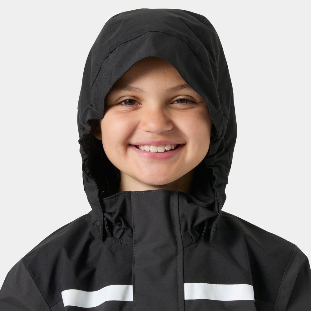 Juniors' Hooded Sailing Rain Jacket - Cream