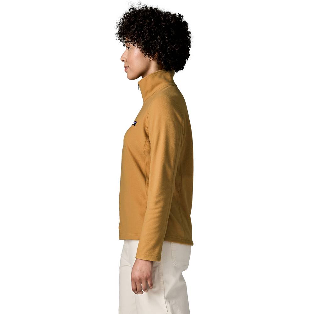 Women's Quarter-Zip Microfleece Pullover - Mango