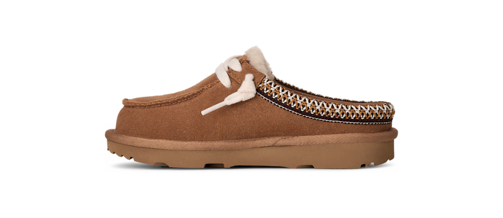 Kids' Suede Lined Mule - Sand