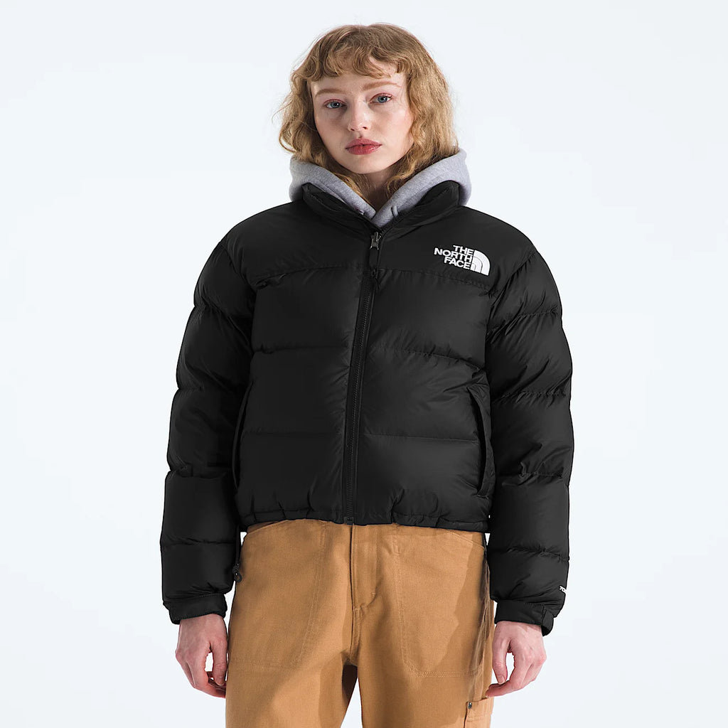 Women's Down Puffer Jacket - Black
