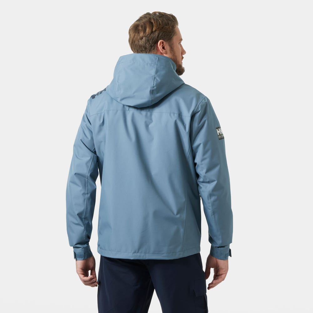 Men's Hooded Insulated Sailing Jacket - Navy