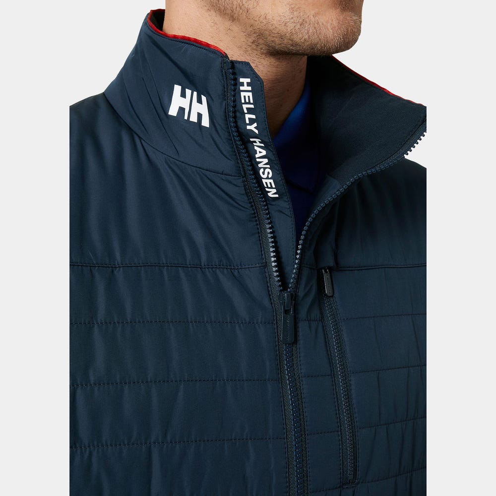 Men's Insulated Sailing Vest - White