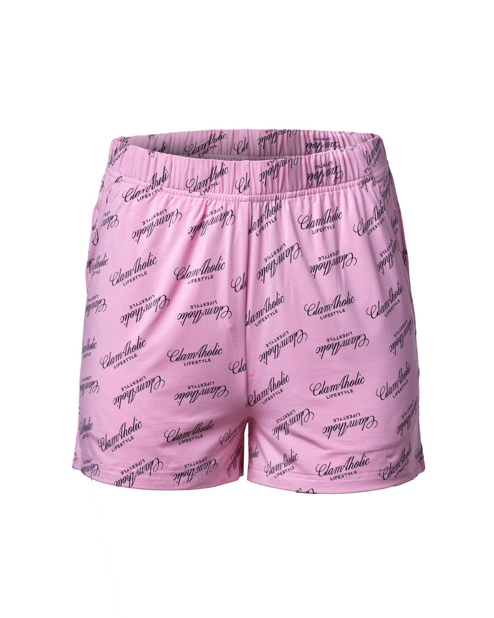 Rayon Blend Pajama Short Set - Light Pink
