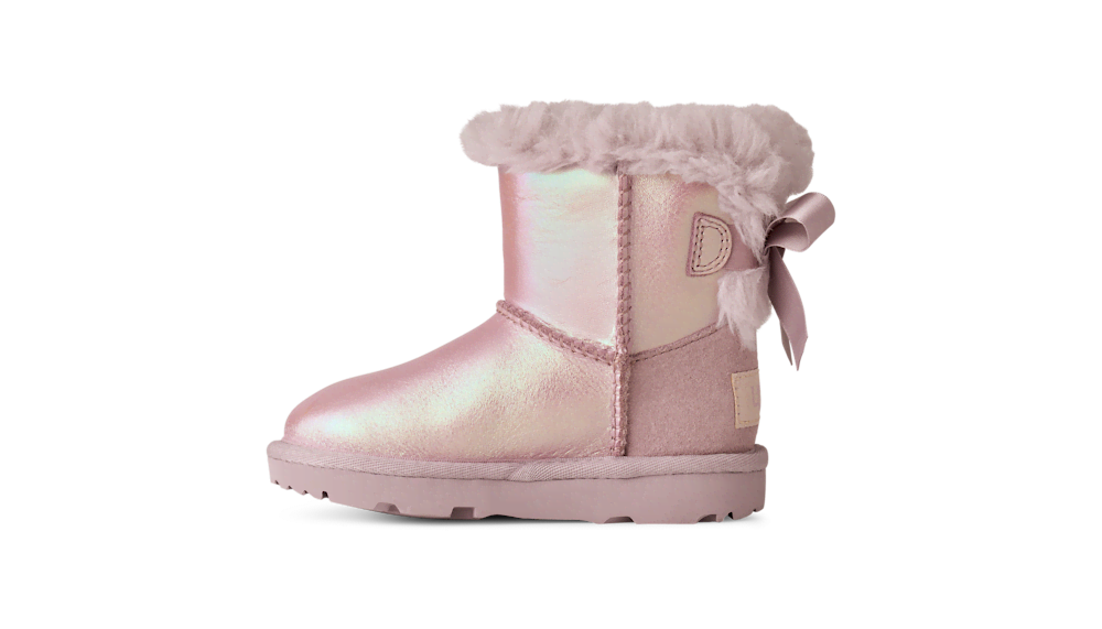 Toddler Iridescent Bow Boots