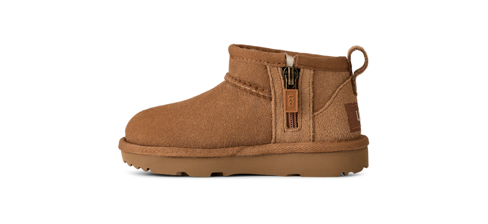 Toddler Sheepskin Mini Boot - Chestnut