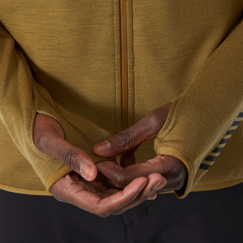 Men's Merino Wool Full-Zip Midlayer - Blue