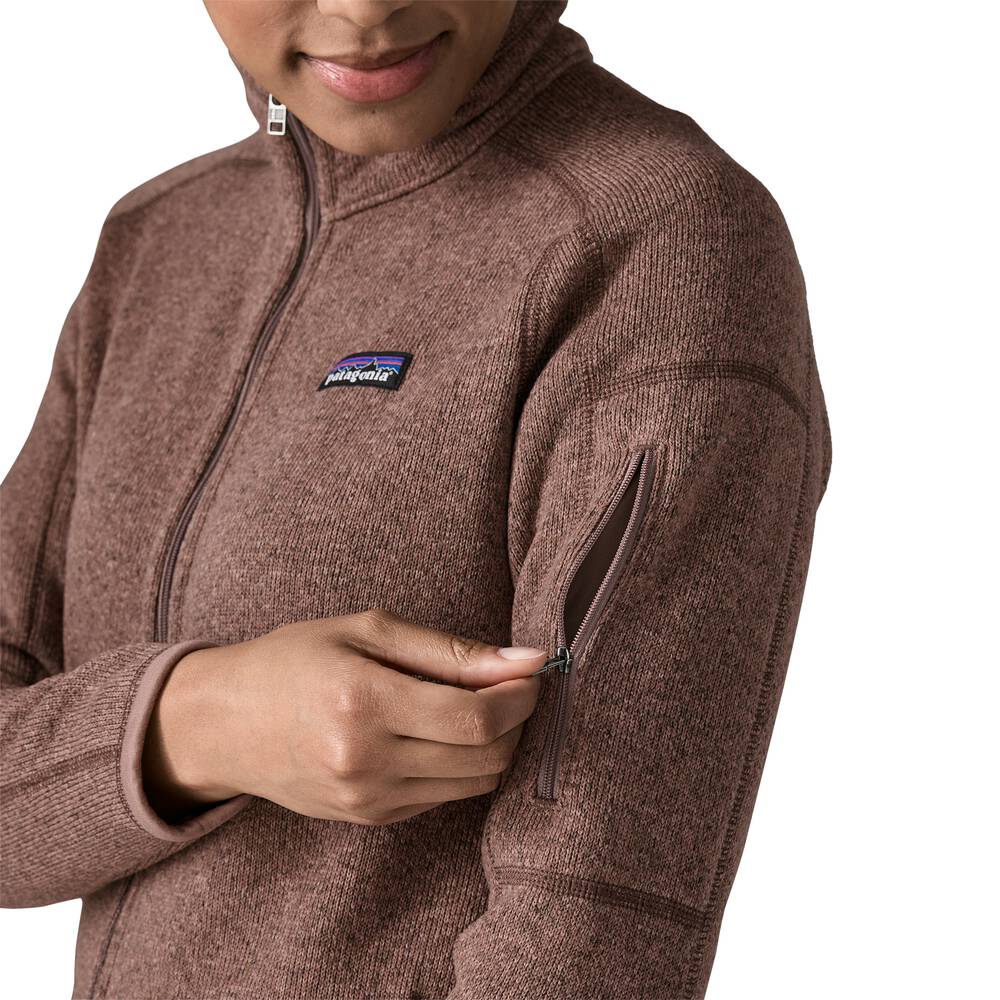 Women's Recycled Knit Fleece Jacket - Black