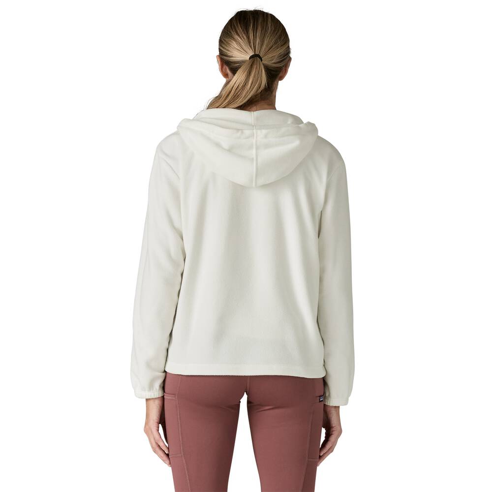 Women's Recycled Microfleece Zip Hoodie - White
