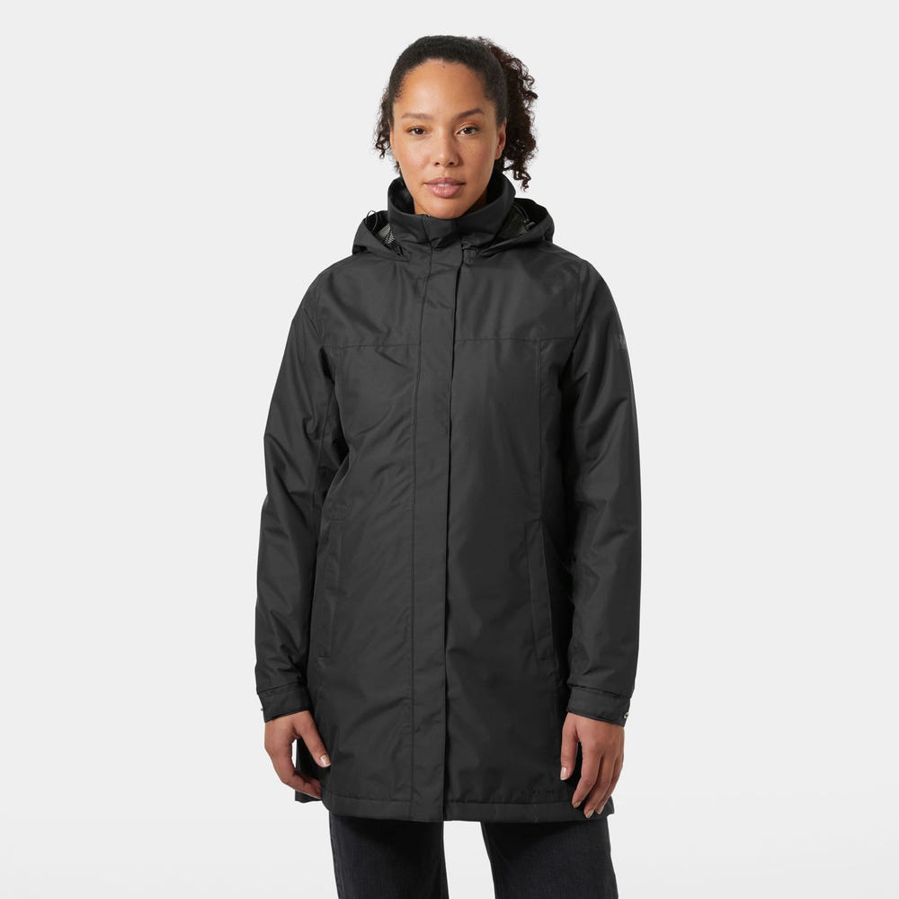 Women's Insulated Rain Coat - White