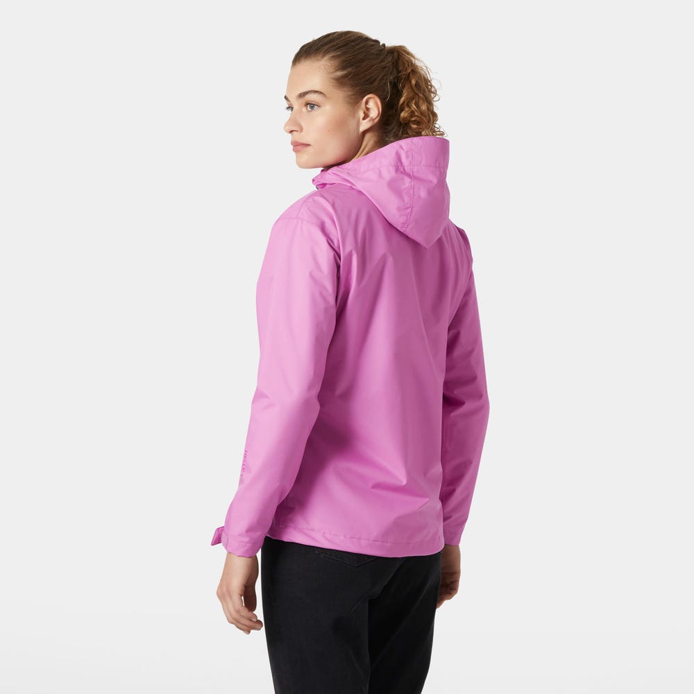 Women's Waterproof Rain Jacket - Hot Pink
