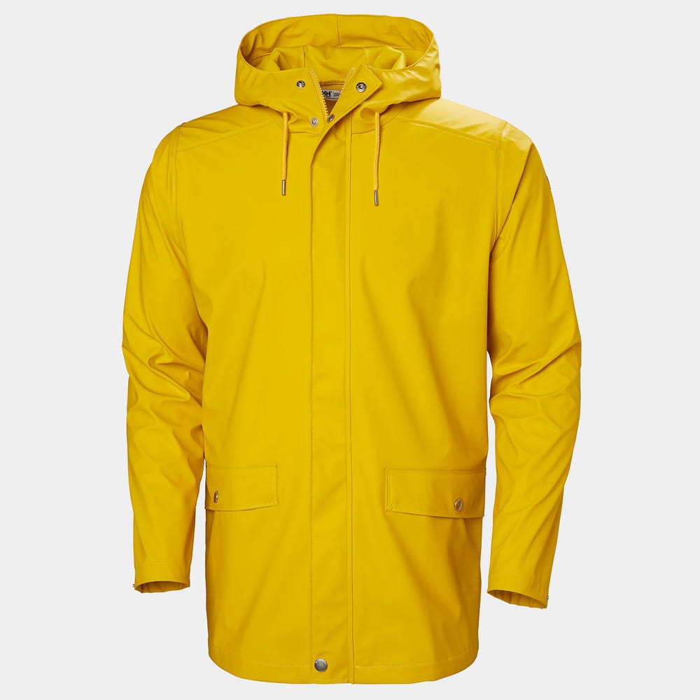Men's Waterproof PU Raincoat - Navy