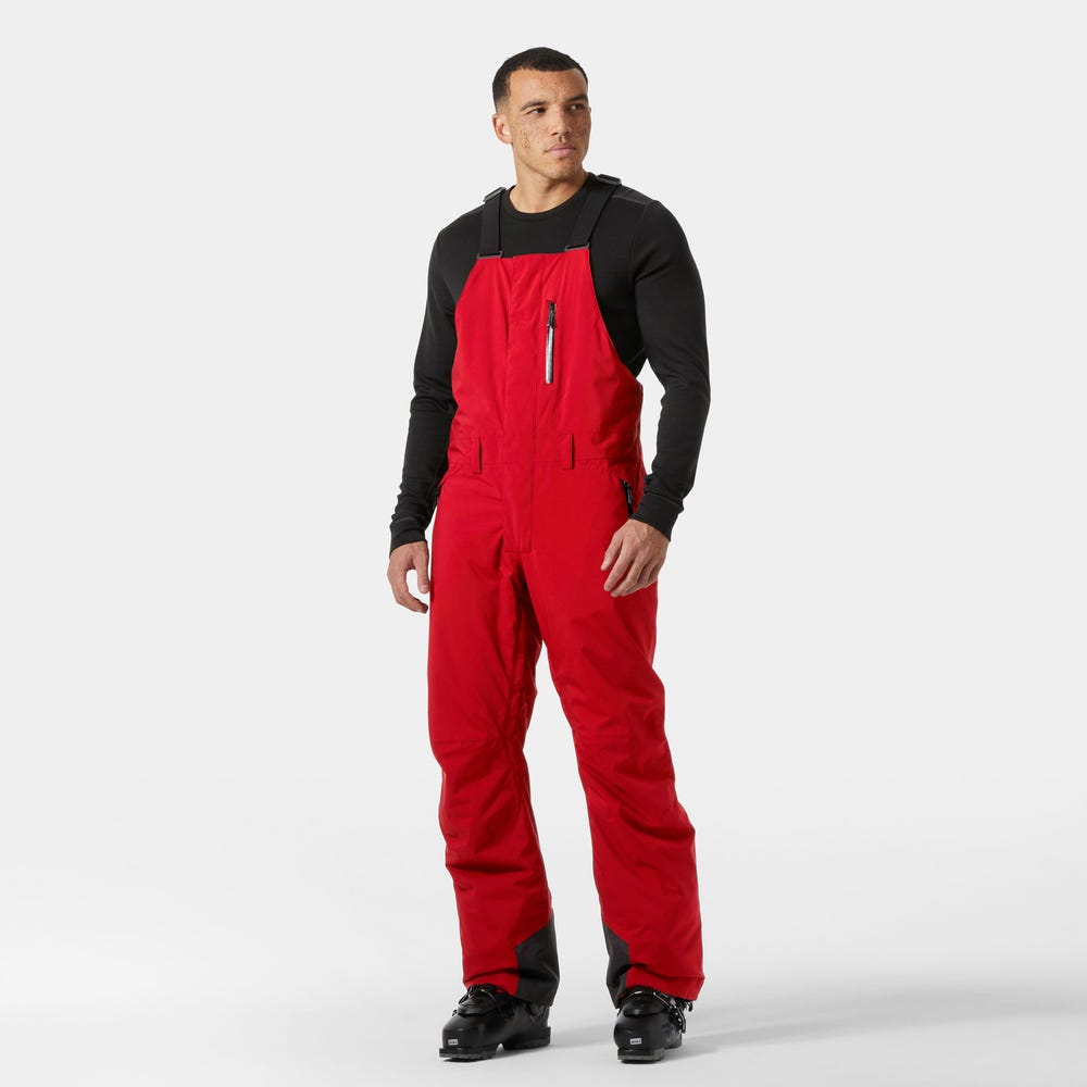 Men's Insulated Ski Bib Pants - Green