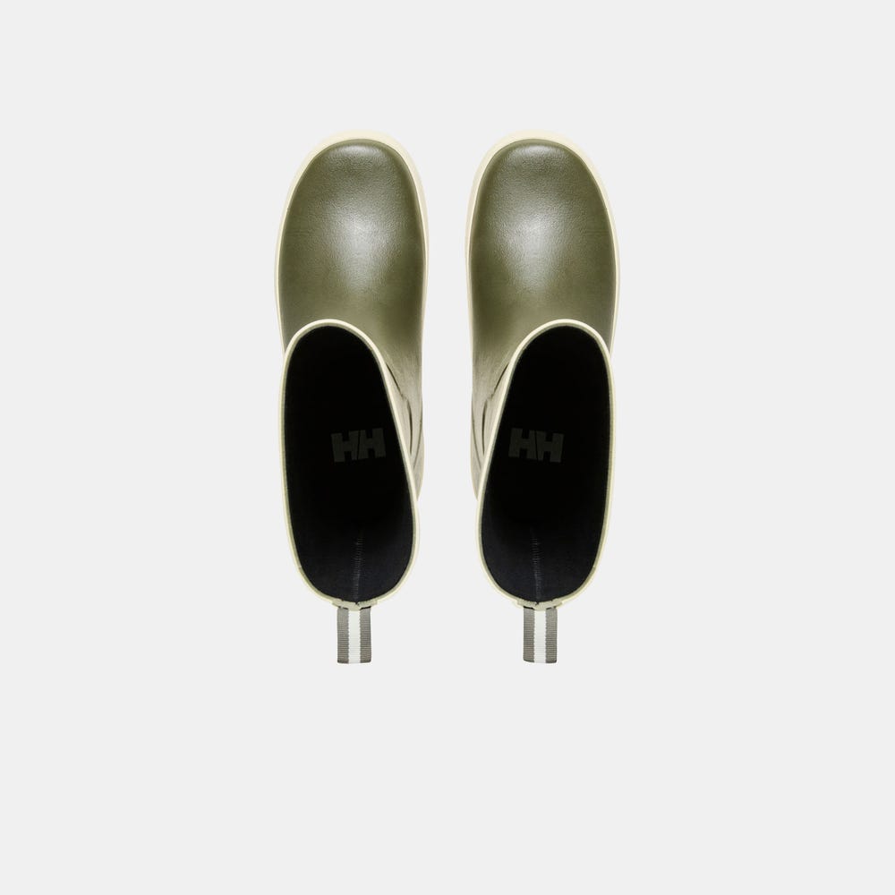 Men's Waterproof Rubber Rain Boots - Green