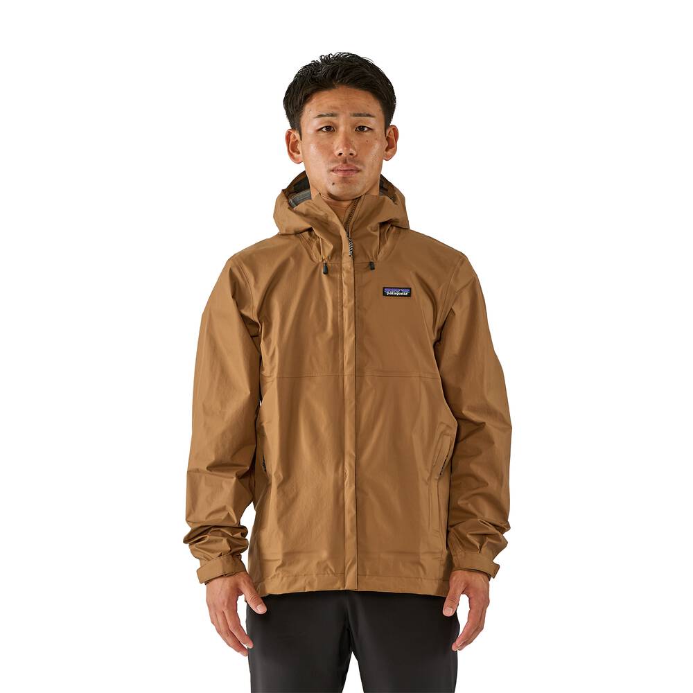 Men's 3-Layer Waterproof Rain Jacket - Gray
