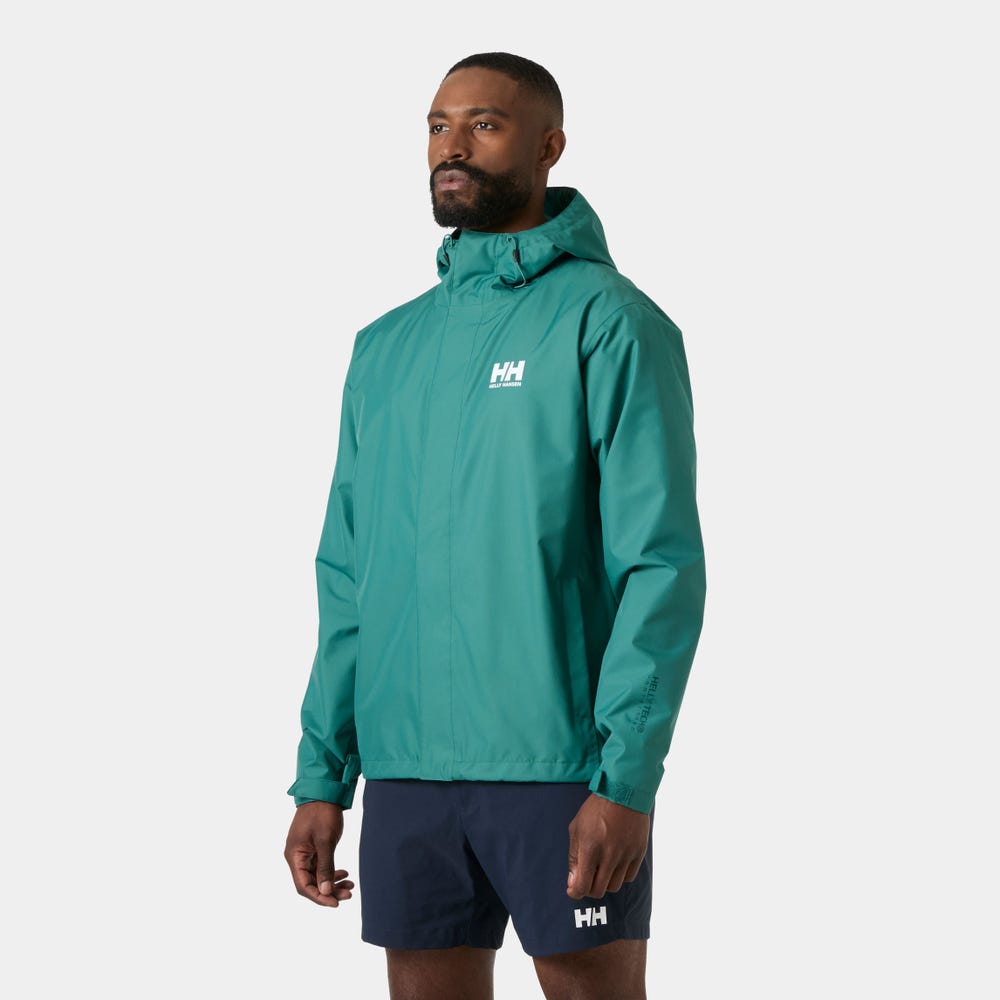 Men's Waterproof Rain Jacket - Mustard